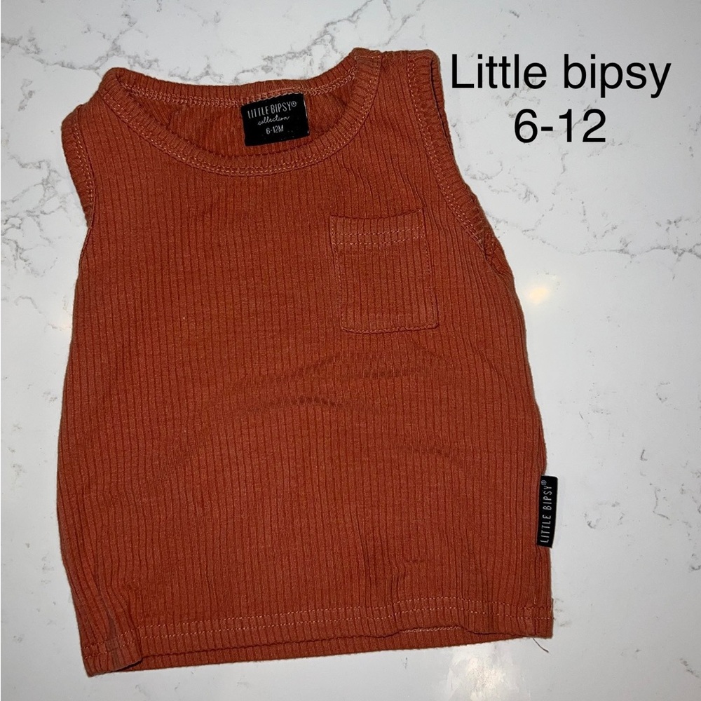 Little Bipsy Orange tank top